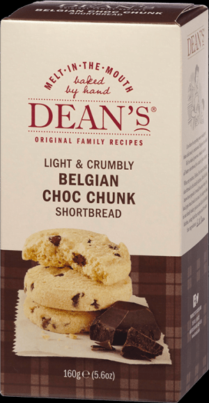 Dean's Belgian Chocolate Chunk Shortbread